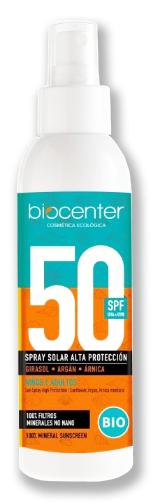 Spray solar ecológico Biocenter SPF50