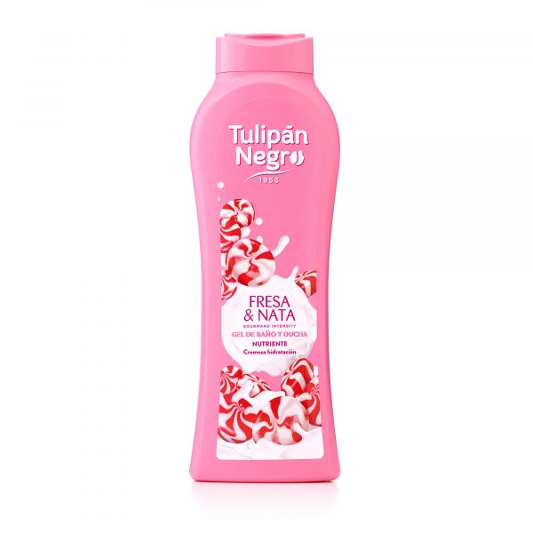 Gl baño Fresa & Nata Tulipán Negro