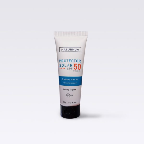 Crema solar facial color spf 50