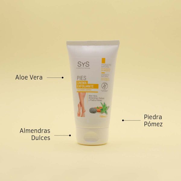 Crema exfoliante pies sys