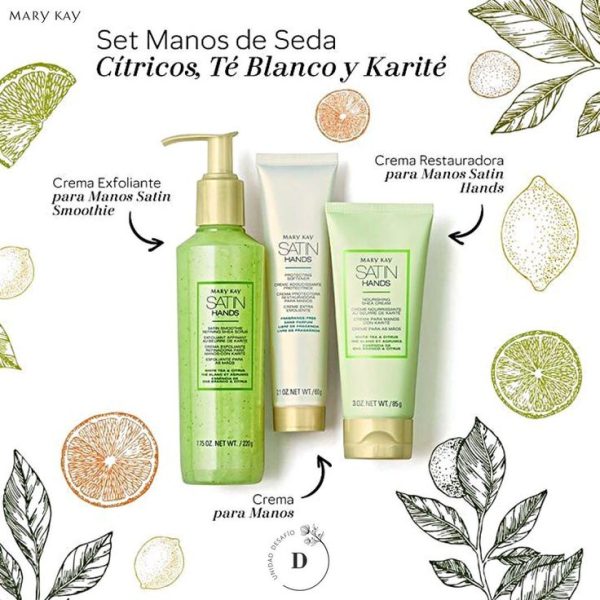 Set Manos de Seda Satin Hands Mary Kay 220 g