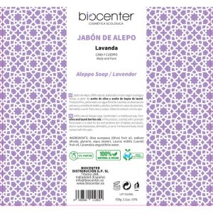 etiqueta jabon alepo lavanda biocenter